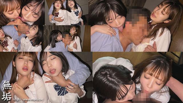 W喉奥肉便器 クズな家庭教師に残酷非道イラマレ×プの標的にされ奴●堕ちした美少女姉妹 加賀美さら 二之宮りえな サンプル画像 8