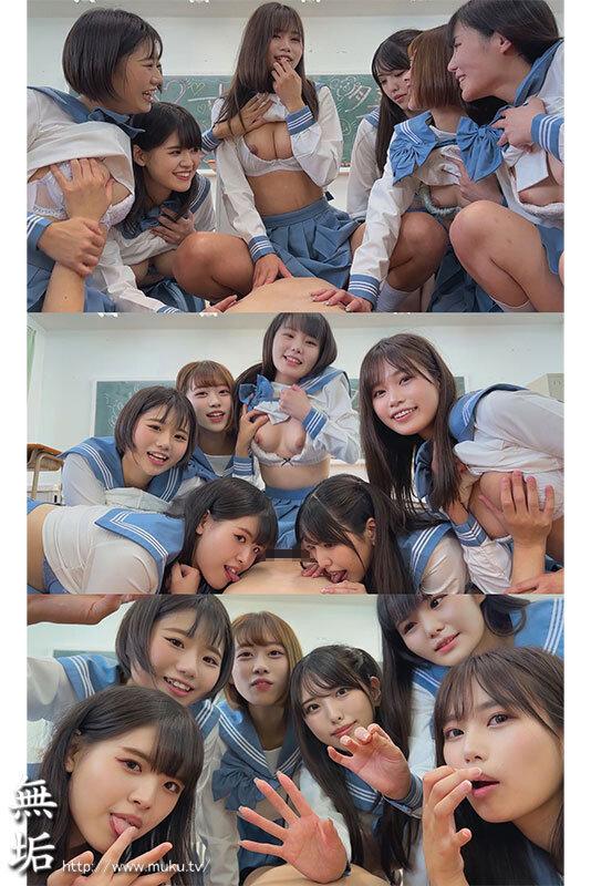 女子校の文化祭で神企画が降臨！！ みんなでノリノリの文化祭『風俗リフレ』ハーレム サンプル画像 10