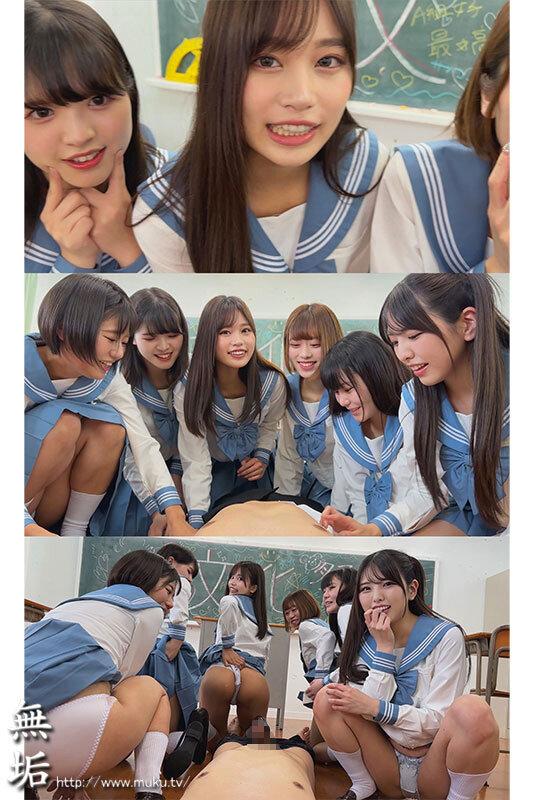 女子校の文化祭で神企画が降臨！！ みんなでノリノリの文化祭『風俗リフレ』ハーレム サンプル画像 8