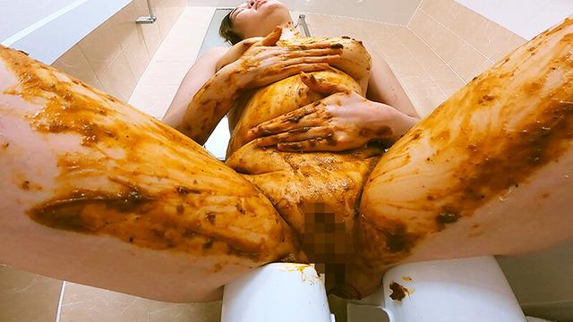 ゲロぐそマンズリどすけべ自撮り サンプル画像 17