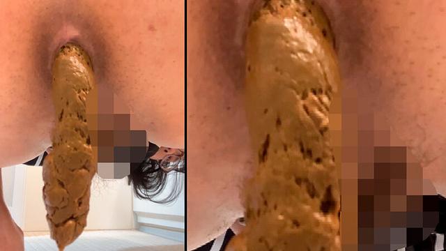 出勤前の自宅極太健康便 サンプル画像 10