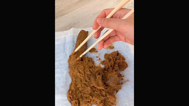 出勤前の自宅極太健康便 サンプル画像 18