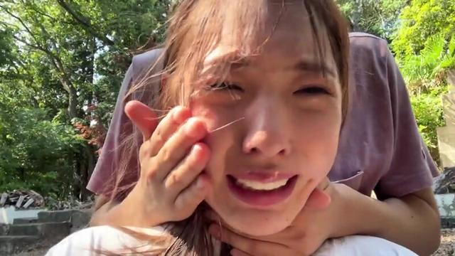 【性奴●】下水管彼女―愛の大豪雨編―純心ドM彼女の鼻と口に大量の雨と土砂がなだれ込む。ゲホゲホ溺れた彼女をDV彼氏はただ「溺愛」しているだけ 白桃はな サンプル画像 3
