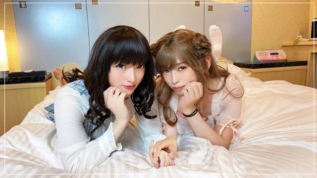 放課後はオトコノ娘 友達同士のオトコノ娘2人が初めての女装レズ体験 サンプル画像 9