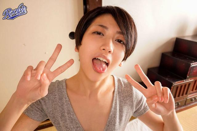 ボーイッシュ地味娘の究極エゴマゾSEX ショートカット少女がS男にグッチャグチャにされてヘロヘロアへ顔になるまでとにかくイキまくる！ 水谷梨明日 サンプル画像 1
