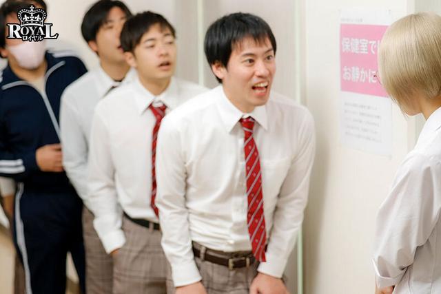 行列ができる性のお悩み相談所 爆美女先生がとろっとろナマ膣診察で何度も精液搾りつくしてくれる男子校のえちえち保健室 百永さりな サンプル画像 13