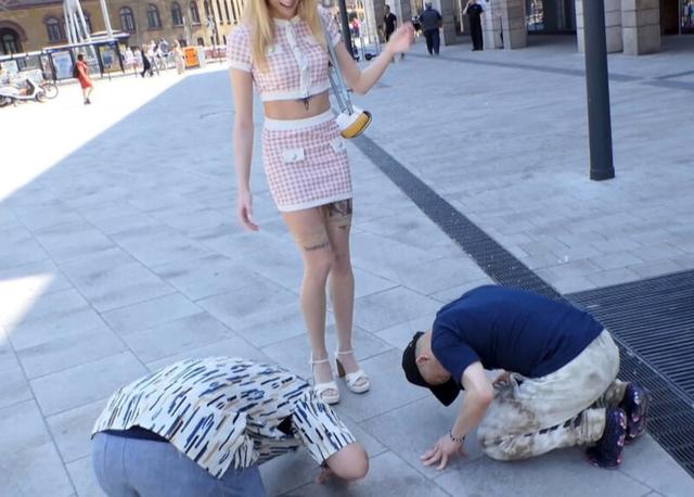 ハンガリーで素人女性をナンパしまくり土下座してやっとGETした長身グラマーヨーロピアン金髪美女は有名な雑誌モデルだった！！ 言葉はあまり通じないがとにかく明るくフレンドリーで何せドスケベだからノリで生ハメキメて女体中に射精しまくった！ アンジェリーク サンプル画像 2