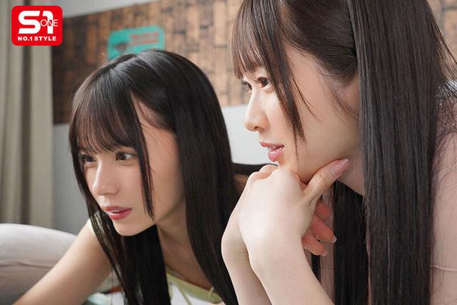 思春期の夏休み幼馴染がふざけて女子同士でキス…見てた僕も興奮しベロキス3Pしまくった 渚あいり 白上咲花 サンプル画像 11