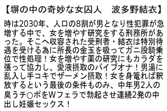 【お得セット】AV女優禁止2・塀の中の奇妙な女囚人・波多野結衣のオトコノ娘童貞狩りドキュメント3 サンプル画像 2