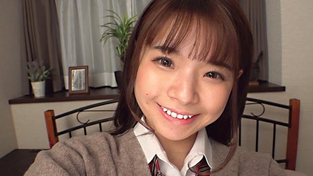 制服美少女自画撮り投稿オナニー サンプル画像 1