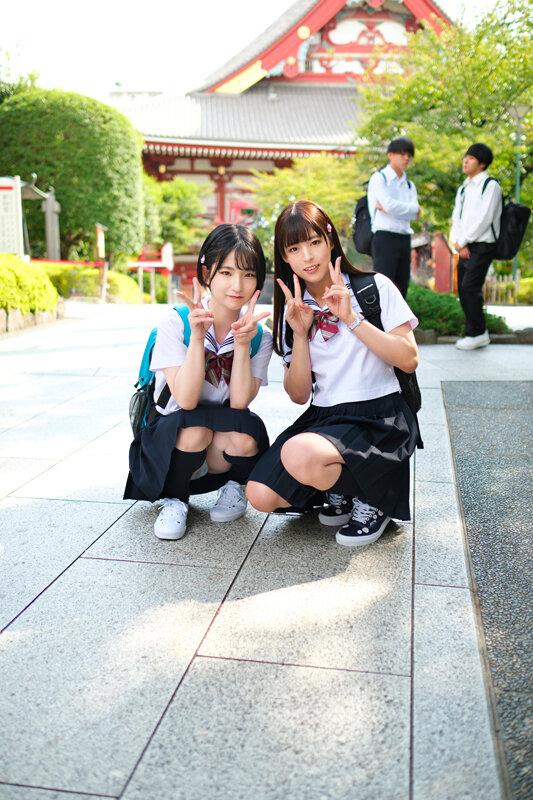 たんぽぽ☆プレゼンツ！ド田舎から東京に修学旅行で来ていたイケてる女子校生とパコパコする物語 ちびとり♂＆らん♀編 サンプル画像 2