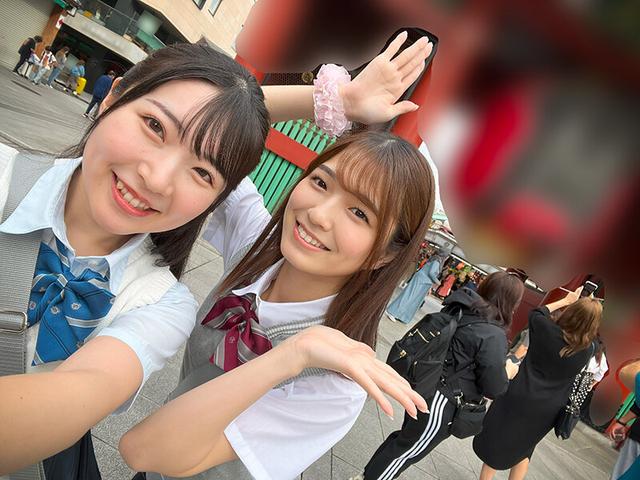 たんぽぽ☆プレゼンツ！ド田舎から東京に修学旅行で来ていたイケてる女子校生とパコパコする物語 すみれ＆ひかる編 サンプル画像 3