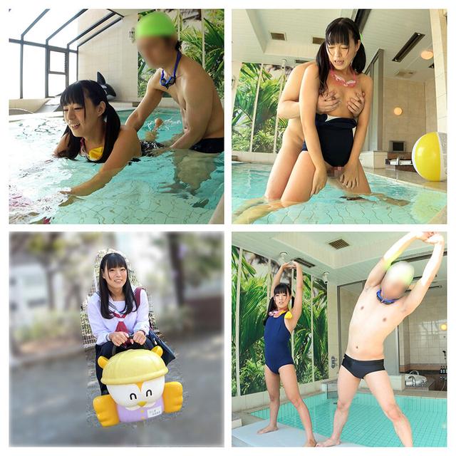 夏休みFカップゆらちゃんと卑猥なごっくんプール教室 夏色8時間2枚組special edition サンプル画像 15