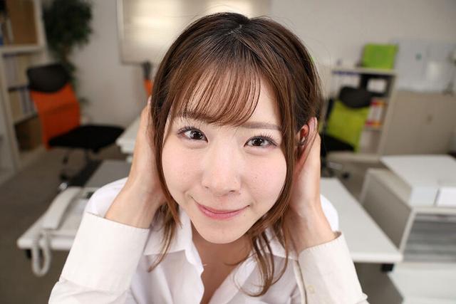 【VR】アヘ顔の天才！！ えなち ～マジメなシゴデキOLは、SEXするとアヘ顔でイキまくる変態上司だった件～ 沙月恵奈 サンプル画像 8