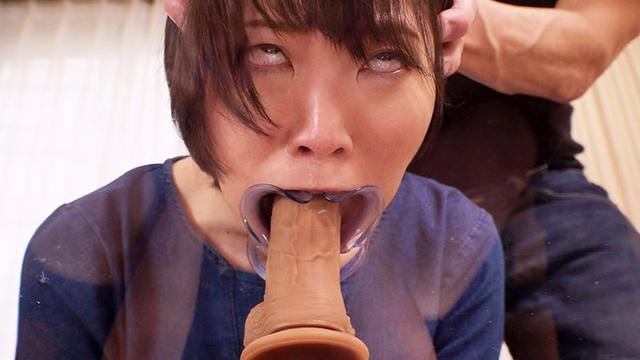 喉マ●コ中出し絶対服従イラマチオ 藍澤りく サンプル画像 1