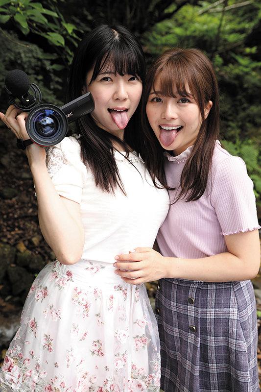 BAN覚悟の過激野外露出配信レズカップル 宮沢ちはる 花井しずく サンプル画像 20